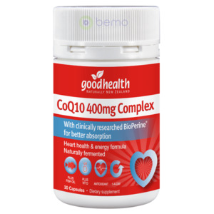 Coq10: Good Health, CoQ10 400mg Complex, 30 caps