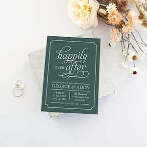 Vintage Rustic Party Invitation - Be My Guest Design