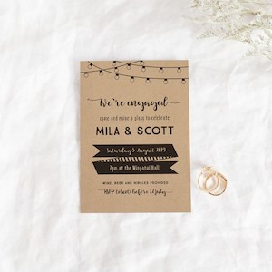 Modern and Bold Party Invitation - Be My Guest Design