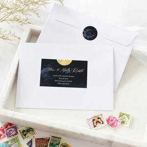 Celestial Address Labels & Envelope Seals - Be My Guest Design
