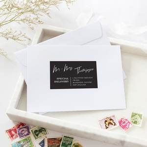 Cheeky Vibes Address Labels & Envelope Seals - Be My Guest Design