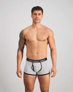 Briefs: Bold Stripe Mens Trunk