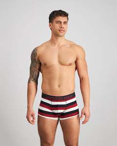 Trunks Boxers: Rugby Stripe Mens Trunk