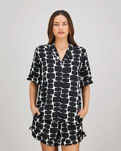 Black Edit: Audacious Dreams Short PJ - Clearance