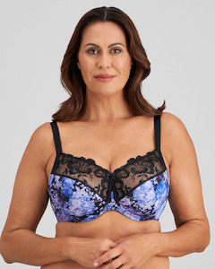 Non Padded Unlined: Wild Violet Underwire Bra