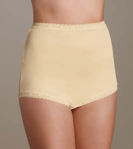 Outlet Briefs: Nylon Tricot Full Brief - Clearance