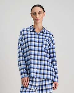 Cosy Flannel Long Sleeve PJ Top