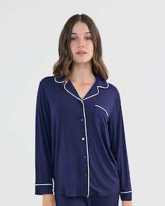 Pjs Loungewear: Bamboo Bliss Long Sleeve PJ Top