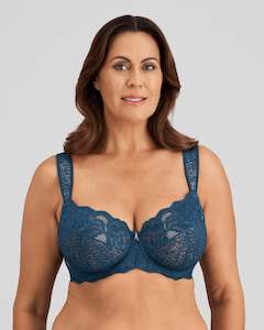 Full Coverage Bras: Midnight Express Underwire Lace Bra