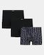 Cotton Stretch Three Pack Mens Trunk 3 Pack