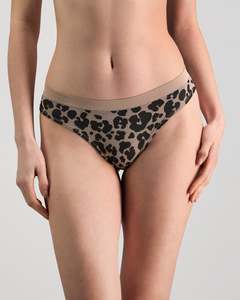 Seamless Jacquard Thong