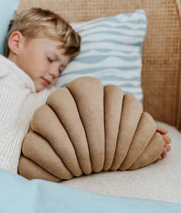 Small Shell Cushion - Khaki