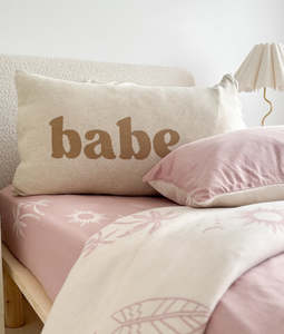 Baby: Pillowcase - Khaki Babe