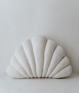 Cushions: Large Shell Cushion - Ivory