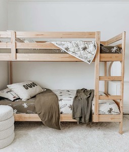 Reversible Quilt - Olive Surfing Palm