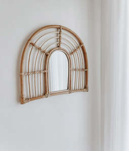 Rattan Mirrors: Balinese Rattan Mirror | Rainbow