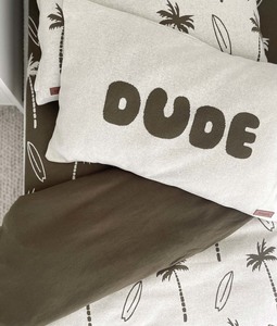 Pillowcases: Pillowcase - Olive Dude