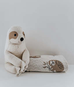 Snugglys Toys: SLOTH | Blanket & Snuggly Bundle