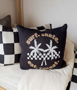 [PRE-ORDER] | Cushion Cover - Surf Skate Palm