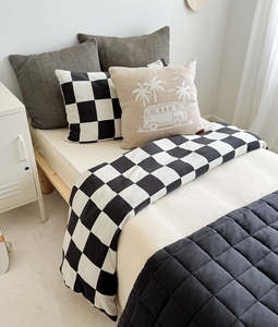 [PRE-ORDER] | Cushion Cover - Charcoal Jacquard