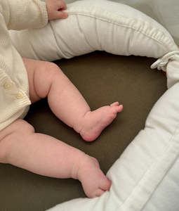 Baby Lounger: [PRE-ORDER] | Baby Lounger - Olive & Ivory