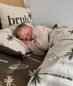 [PRE-ORDER] | Pillowcase - Olive Palm 'Bruh'