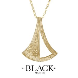 Products: Emergence Large Pendant in 9ct Yellow Gold - Benjamin Black Goldsmiths