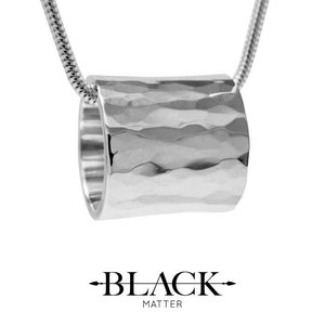 Products: Statement Pendant in Sterling Silver - Benjamin Black Goldsmiths