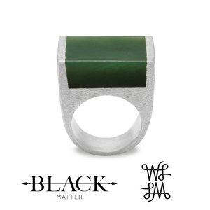 Products: Local Palette Pounamu Ring - Benjamin Black Goldsmiths