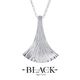 Emergence Large Pendant in Sterling Silver - Benjamin Black Goldsmiths
