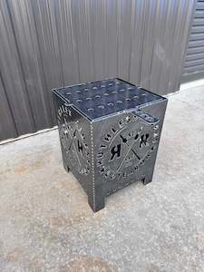 Fireplaces Firepits: Customizable fire pit with grill