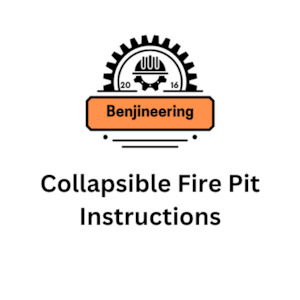 Collapsible Fire pit instructions (FREE)