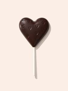 Dark Chocolate Heart Lollipop