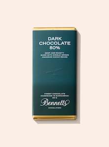 60g Bars: 80% Dark Chocolate Bar