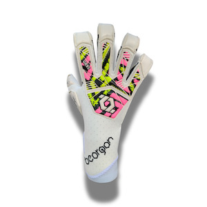 BEORGAN VOLT (D-WRAP) White,Yellow & Pink FLAT-PALM T- CUT