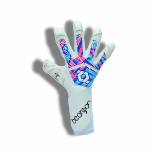 BEORGAN VOLT (D-WRAP) White, Blue & Pink T- Negative Cut