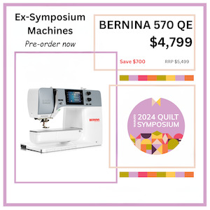 Bernina 570 QE - Ex Symposium Sewing Machine