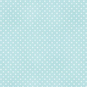 Bernatex: Benartex - ABC's Tiny Stars- Medium Turquoise