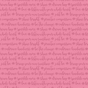 Choose to Shine Fabric- Cherry Blossom