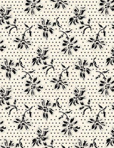Wilmington -Dotted Floral Cream Fabric