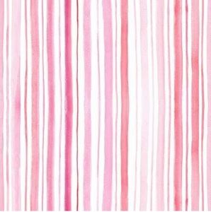 In the Beginning fabric- Pretty in pink Stripes