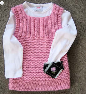 Wool: Extreme Handknits NZ- Girl's Pinafore Dress 1609