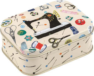 Haberdashery: Quality Sewing Tin Case by Louise Cunningham