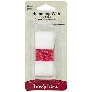 Trendy trims hemming web