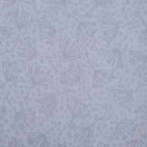 Backing Fabric - Light Grey Floral