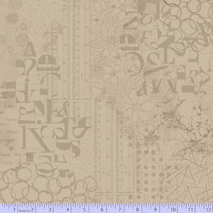 Wide Backing Fabric: Marcus Abstract - Gris 108" Wide Backing