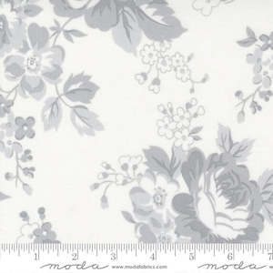 Wide Backing Fabric: Moda Cottage- Cream/Grey 108" Wide Backing