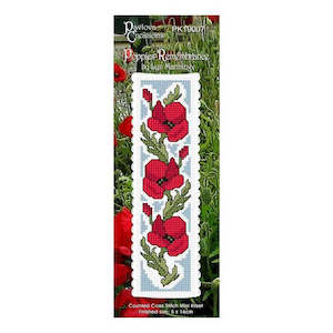 Kitsets: DMC Poppies Remembrance Bookmark Kit