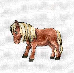 Kitsets: DMC Counted Cross Stitch Kit- Tibetan Horse