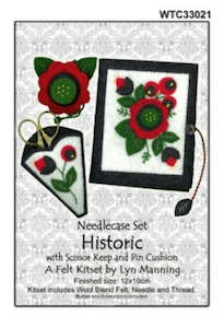 Kitsets: Felt Kit Set - Needle Case Historic